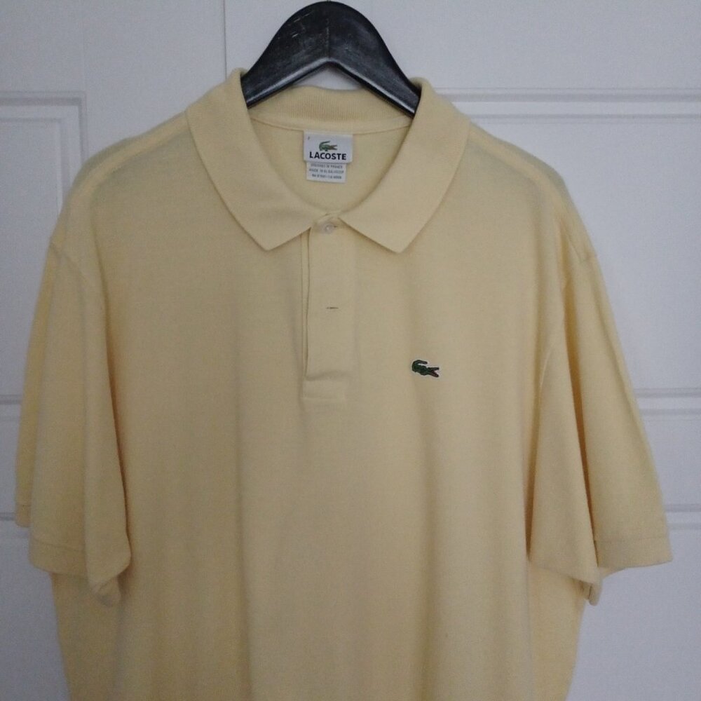 Lacoste mens pique polo